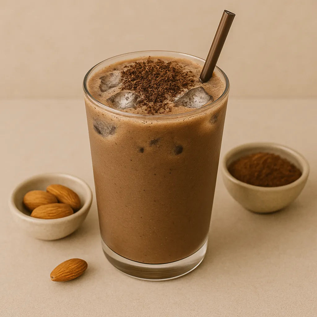 Creamy Iced Cacao Latte